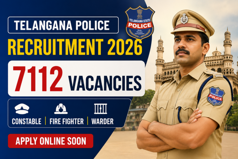 Telangana Police Recruitment 2026 Notification Out for 7,112 Constable, Fire Fighter & Warder Posts, Apply Online 30 Telangana Police Recruitment 2026 Notification Out for 7,112 Constable, Fire Fighter & Warder Posts, Apply Online