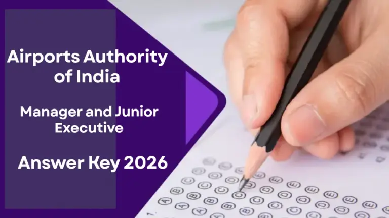 AAI Answer Key 2026: Manager and Junior Executive Response Sheet, Objection Window and Score Calculation 7 AAI Answer Key 2026: Manager and Junior Executive Response Sheet, Objection Window and Score Calculation