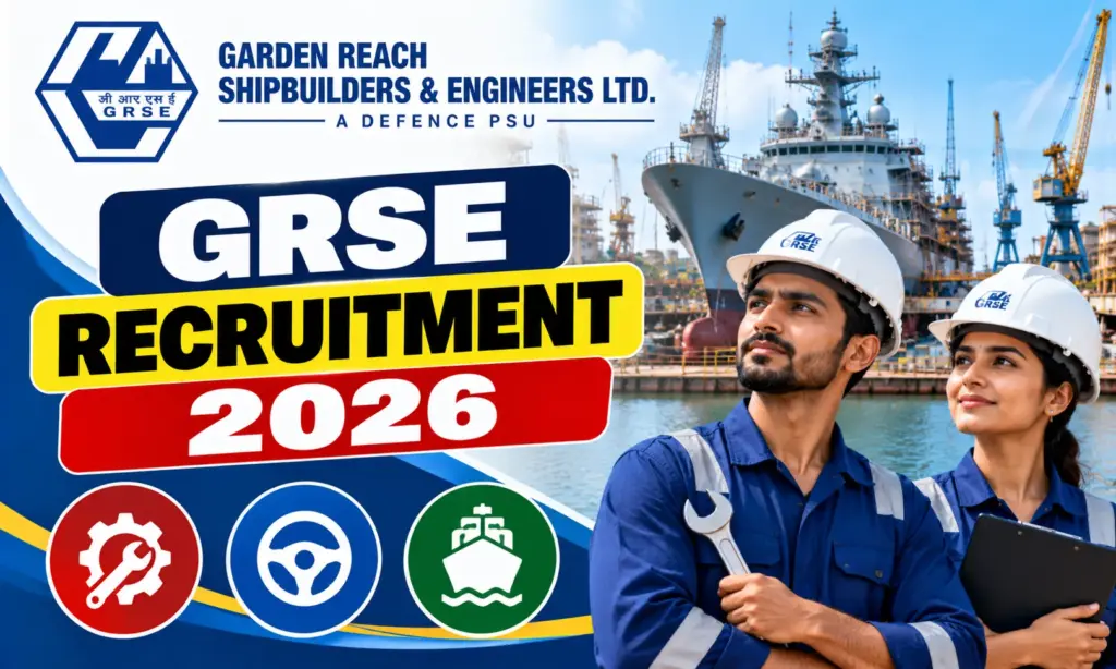 GRSE Journeyman and Driver Recruitment 2026 Notification Out for 58 Posts, Apply Online from 30 Oct @grse.in 1 GRSE Journeyman & Driver Recruitment 2026 Notification Out for 58 Posts, Apply Online from 30 October @grse.in