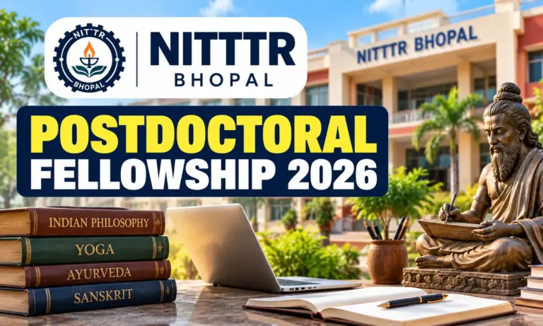NITTTR Bhopal Postdoctoral Fellowship 2026:Apply by November 10 3 NITTTR Bhopal Postdoctoral Fellowship 2026:Apply by November 10