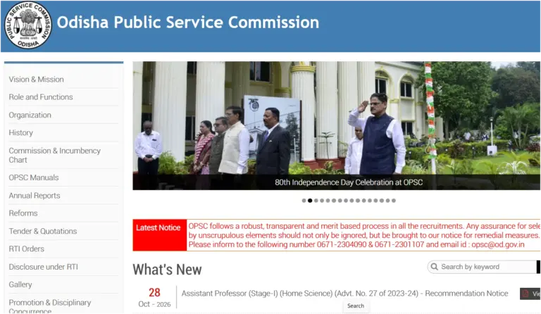 OPSC Scientific Officer Recruitment 2026 Notification Out @opsc.gov.in, Apply Online For 89 Scientific Officer Vacancies 35 OPSC Scientific Officer Recruitment 2026 Notification Out @opsc.gov.in, Apply Online For 89 Scientific Officer Vacancies
