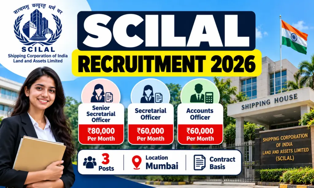 SCILAL Recruitment 2026: Apply Online for Secretarial Officer, Accounts Officer and More Posts 1 SCILAL Recruitment 2026: Apply Online for Secretarial Officer, Accounts Officer and More Posts