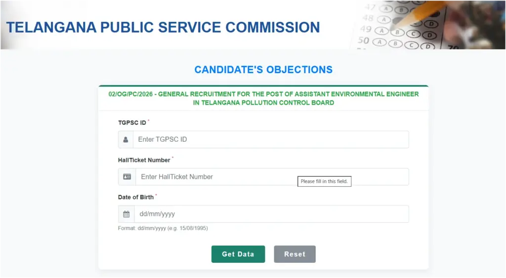 TGPSC AEE Answer Key 2026 OUT: Download Assistant Executive Engineer Paper 1 & 2 Response Sheet 1 TGPSC AEE Answer Key 2026 OUT Download Paper 1 & 2 Response Sheet