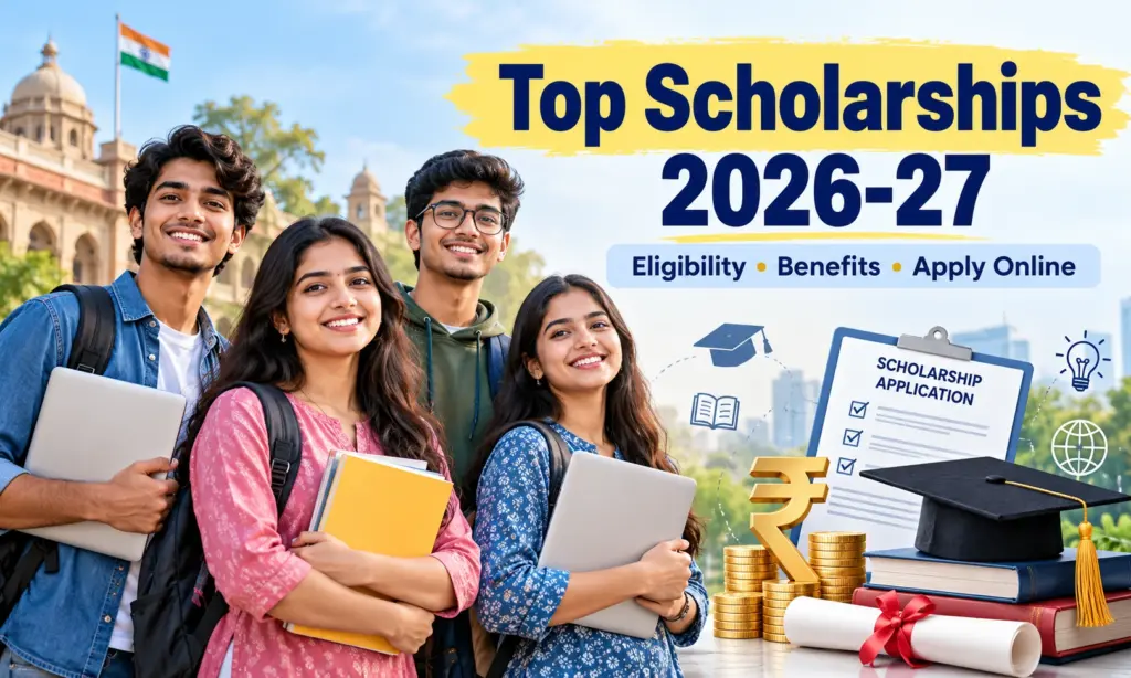 Latest Scholarships 2026-27 in India: Eligibility, Amount, Last Date and Apply Online 1 Latest Scholarships 2026-27 in India: Eligibility, Amount, Last Date and Apply Online