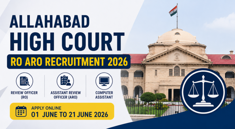 Allahabad High Court RO ARO Recruitment 2026 for 543 Review Officer, Assistant Review Officer, and Computer Assistant Posts, Apply Now 36 Allahabad High Court RO ARO Recruitment 2026 for 543 Review Officer, Assistant Review Officer, and Computer Assistat Posts