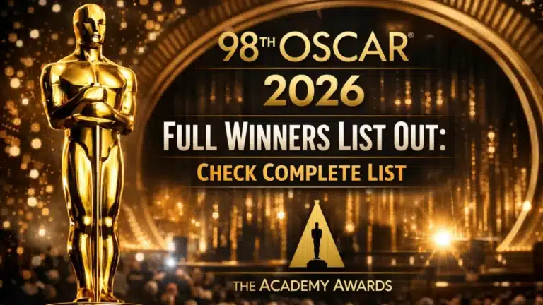 Oscar 2026 Full Winners List Out: Check 98th Academy Awards Complete List 16 98th Oscar 2026 Full Winners List Out: Check Complete List
