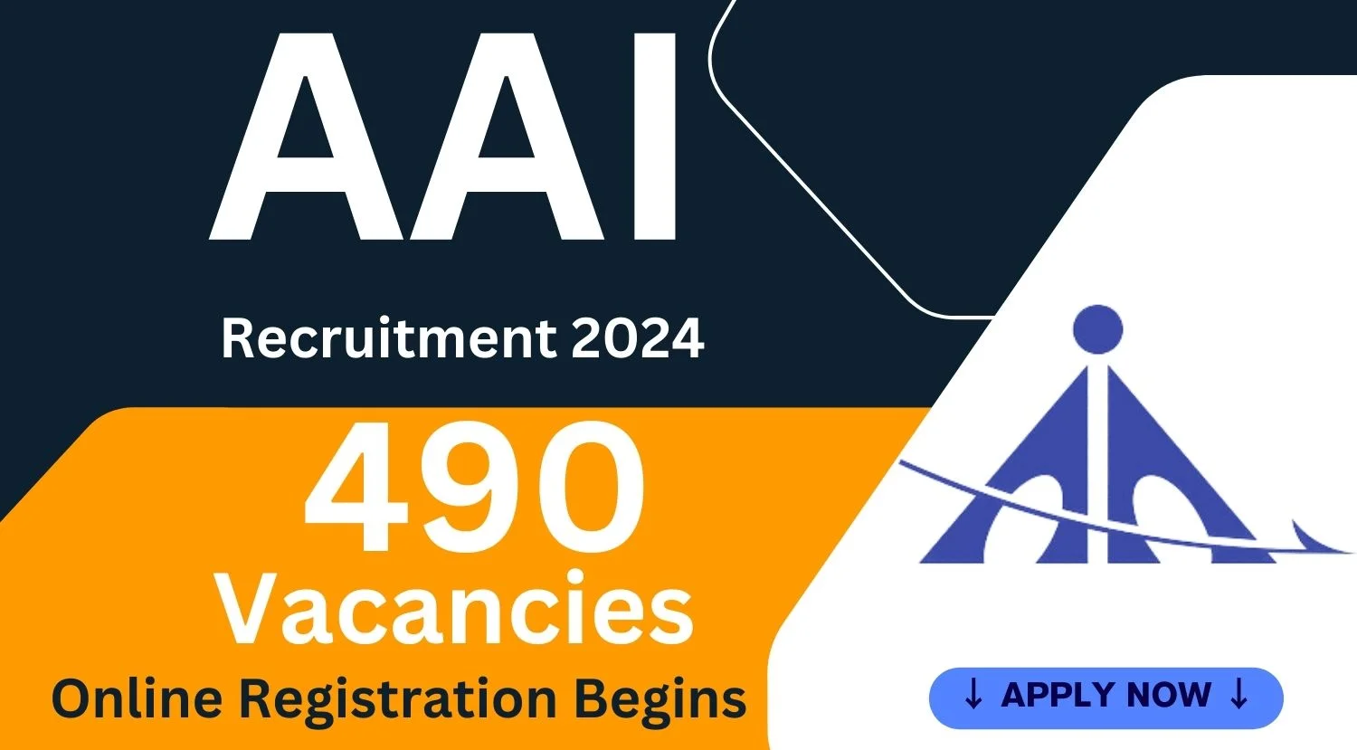 AAI Junior Executive Recruitment 2024 Online Registration Begins