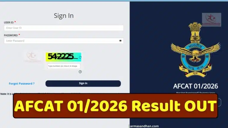 AFCAT 01/2026 Result OUT, Direct Score Card Link Active at afcat.edcil.co.in 35 AFCAT 01/26 Result OUT Direct Score Card Link Active at afcatedcilcoin