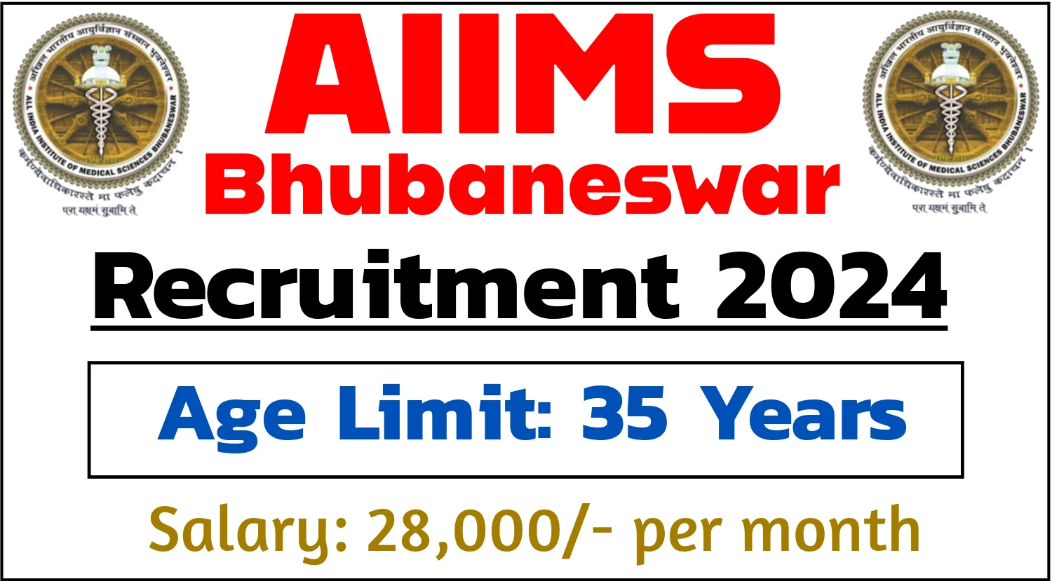 AIIMS Bhubaneswar Project Technical Support-III Recruitment 2024