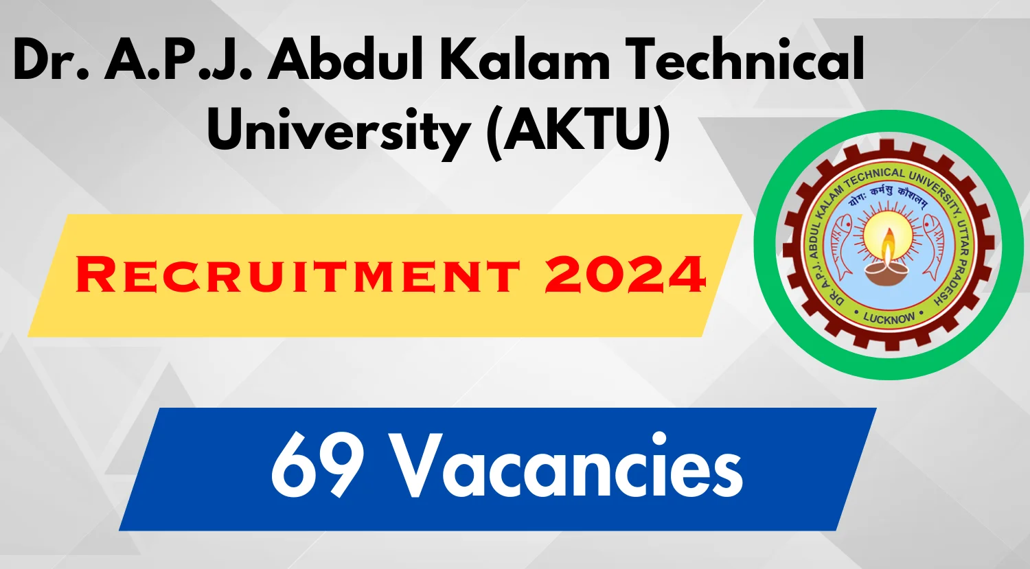 AKTU Faculty Recruitment 2024