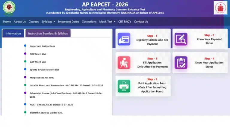 AP EAPCET 2026 Notification Released, Registration Begins at cets.apsche.ap.gov.in 36 AP EAPCET 2026 Notification