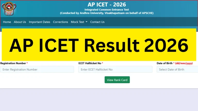 AP ICET Result 2026 Out Today, Download Rank Card Link at cets.apsche.ap.gov.in 36 AP ICET Result 2026