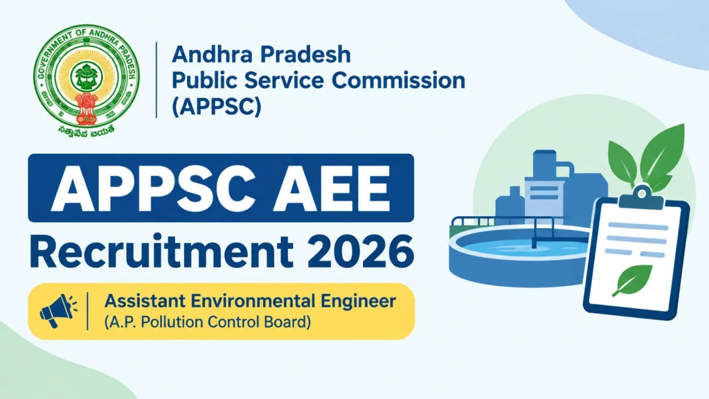APPSC AEE Recruitment 2026 Notification Out, 40 Assistant Environmental Engineer Vacancies 1 APPSC AEE Recruitment 2026 Notification Out, 40 Assistant Environmental Engineer Vacancies