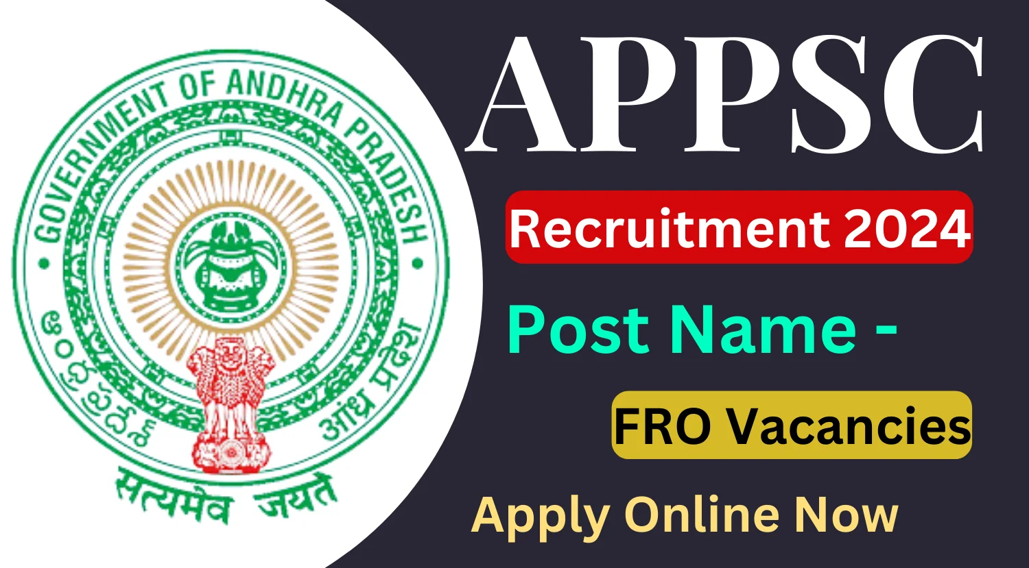 APPSC Recruitment 2024 Notification Out for FRO Vacancies
