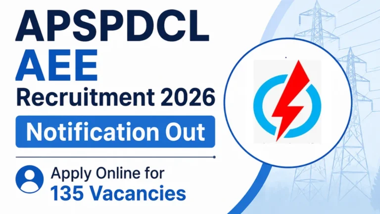 APSPDCL AEE Recruitment 2026 Notification Out for 135 Vacancies, Apply Online from June 30 12 APSPDCL AEE Recruitment 2026 Notification Out for 135 Vacancies