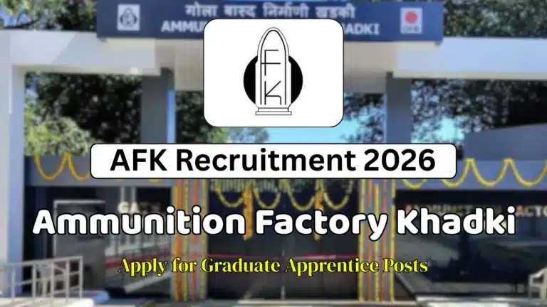 Ammunition Factory Graduate Apprentice Vacancy 2026 Notification Out @ddpdoo.gov.in, Apply for 40 Vacancies 16 Ammunition Factory Graduate Apprentice Vacancy 2026