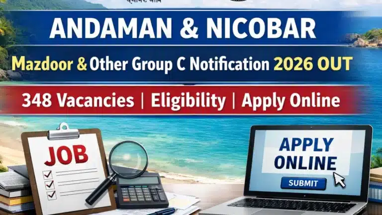 ANF Mazdoor & Other Group C Notification 2026 Out for 348 Vacancies, Apply Online Link Active 20 ANF Mazdoor Other Group C Notification 2026