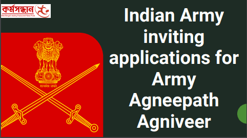 Indian Army inviting applications for Army Agneepath Agniveer