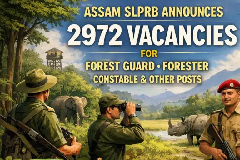 Assam SLPRB Announces 2972 Vacancies for Forest Guard, Forester, Constable and Other Posts 3 Assam SLPRB Announces 2972 Vacancies for Forest Guard, Forester, Constable and Other Posts