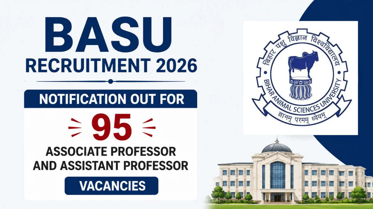 BASU Recruitment 2026, Notification Out for 95 Associate Professor and ...
