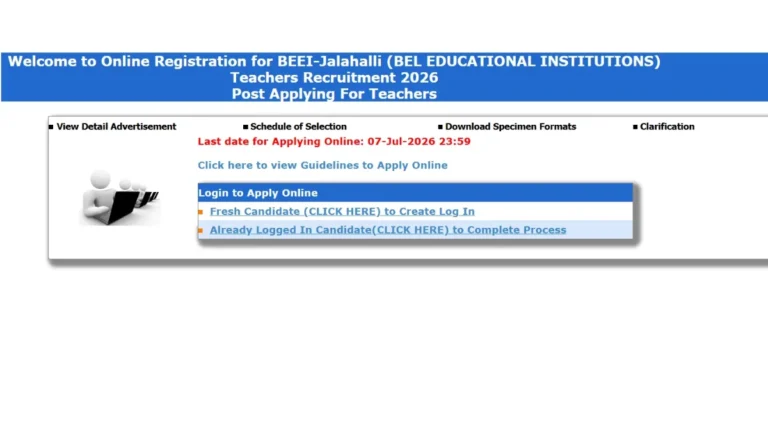 BEL Educational Institutions BEEI Teacher Recruitment 2026 Notification Out, Apply Online at jobapply.in 6 BEL Educational Institutions BEEI Teacher Recruitment 2026 Notification Out, Apply Online at jobapply.in