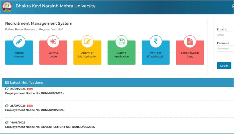 BKNMU Non-Teaching Recruitment 2026 Notification Out, Apply Online For Junior Clerk, Engineer & More Posts 21 BKNMU Non-Teaching Recruitment 2026 Notification Out, Apply Online For Junior Clerk, Engineer & More Posts
