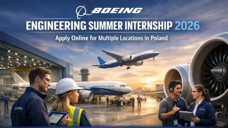 BOEING Engineering Summer Internship 2026, Apply Online for Multiple Locations in Poland 4 BOEING Engineering Summer Internship 2026