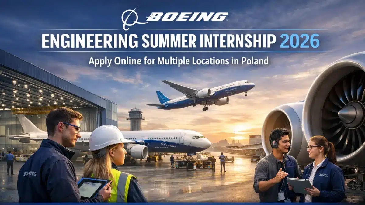 BOEING Engineering Summer Internship 2026, Apply Online for Multiple ...