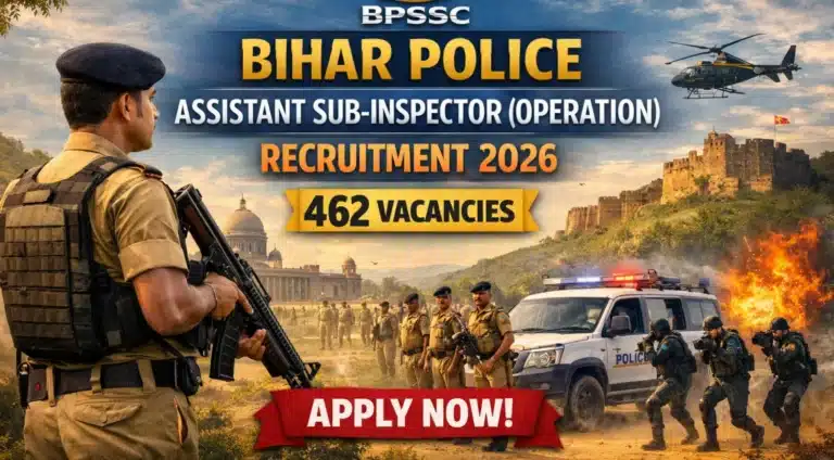 BPSSC Bihar Police Assistant Sub-Inspector Operation Recruitment 2026 for 462 ASI Vacancies 7 BPSSC Bihar Police Assistant Sub-Inspector Operation Recruitment 2026