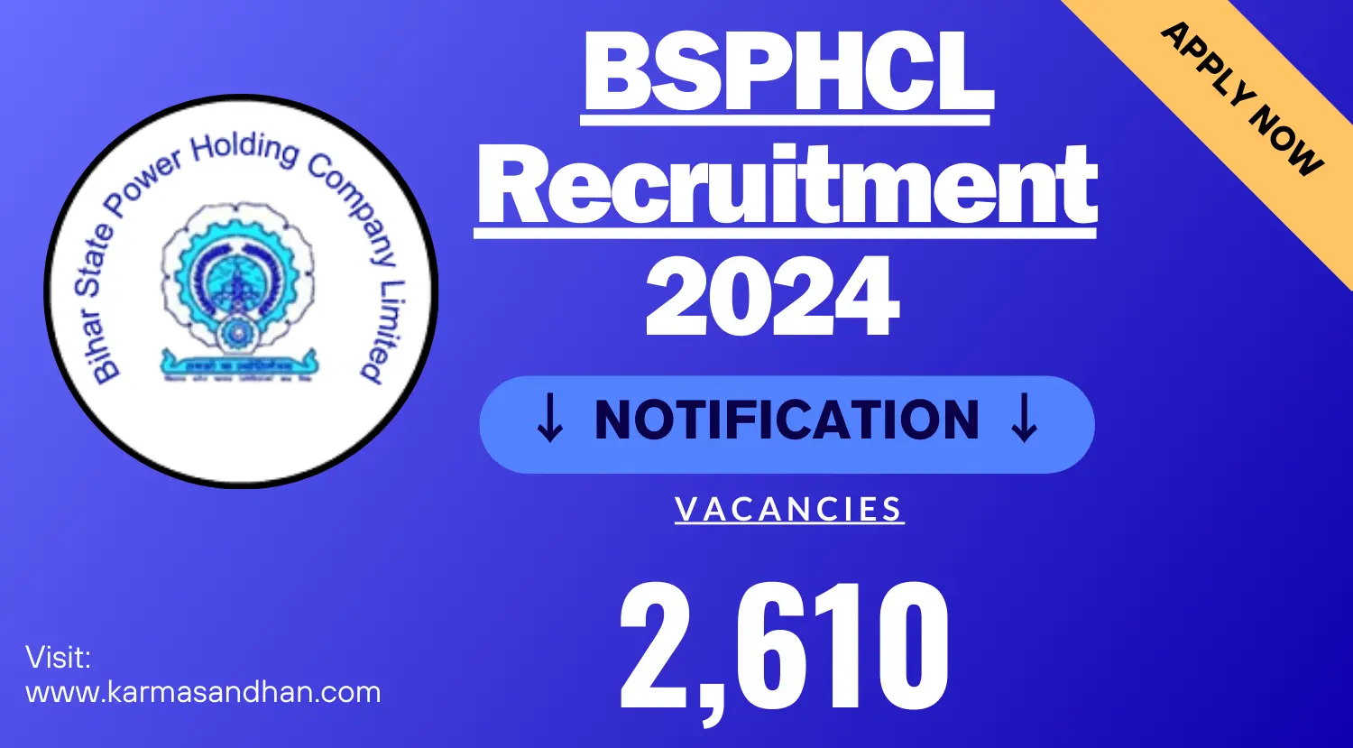 BSPHCL Recruitment 2024 2610 Vacancies