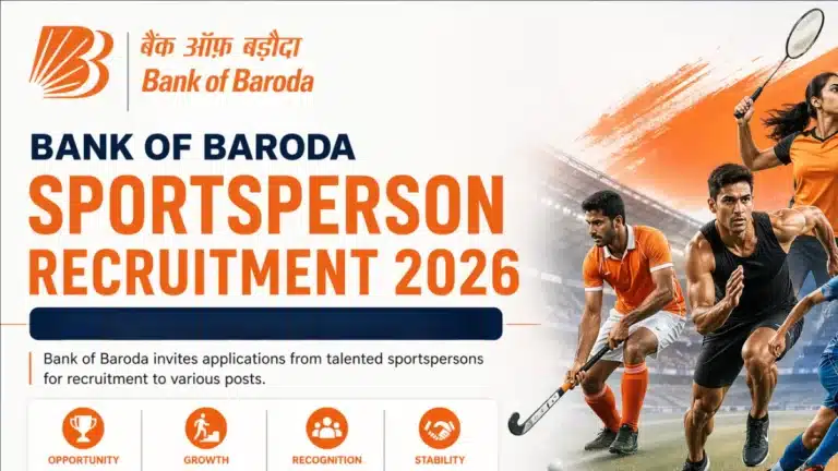 Bank of Baroda Sportsperson Recruitment 2026, Apply Online for 30 Vacancies @bankofbaroda.bank.in 3 Bank of Baroda Sportsperson Recruitment 2026