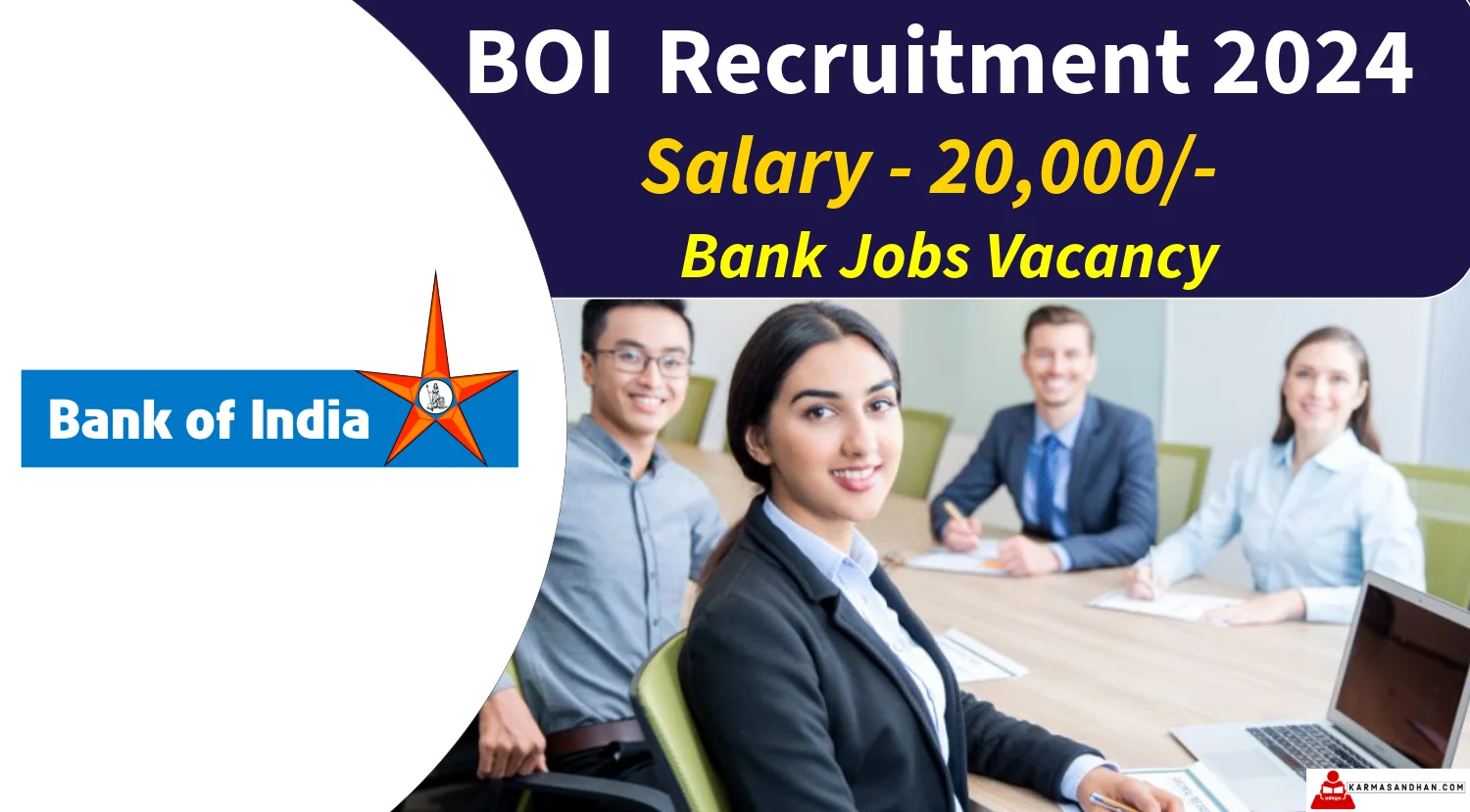 Bank of India Recruitment 2024 for Various Faculty Posts