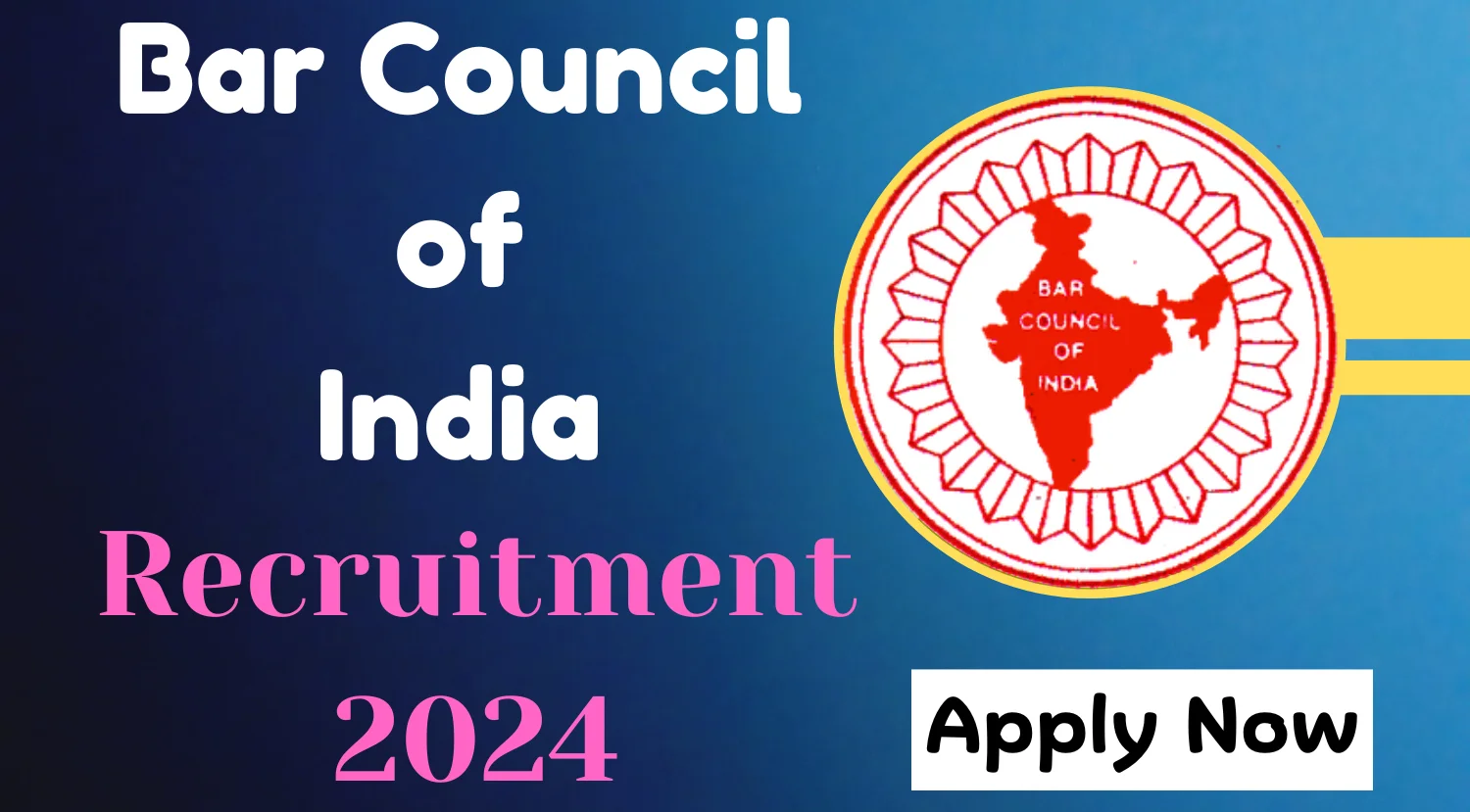 Bar Council of India Accounts Officer Assistant Secretary Assistant Grade 1 Stenographer and IT Personnel Recruitment 2024
