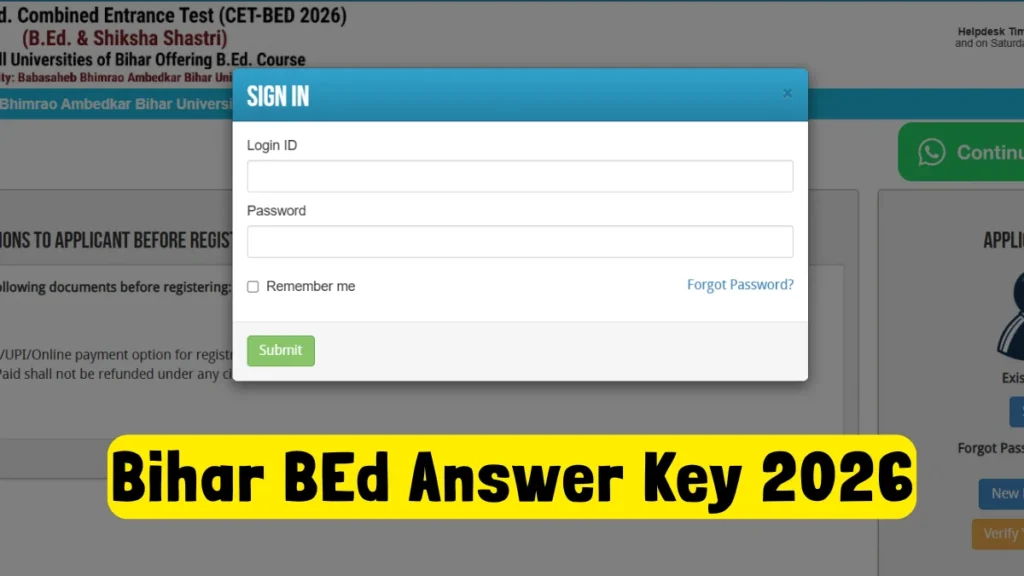 Bihar BEd Answer Key 2026 Out, Direct Bihar BEd CET Official Answer Key PDF Download Link Active 1 Bihar BEd Answer Key 2026
