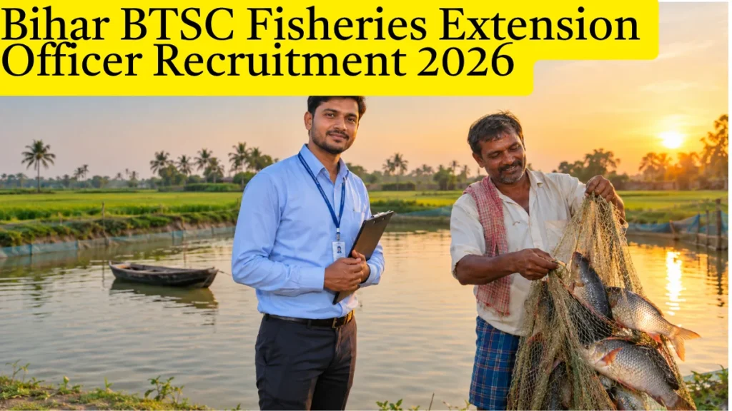 Bihar BTSC Fisheries Extension Officer Recruitment 2026, Apply Online For 231 Matsya Prasar Padadhikari Vacancies 1 Bihar BTSC Fisheries Extension Officer Recruitment 2026, Apply Online For 231 Matsya Prasar Padadhikari Vacancies