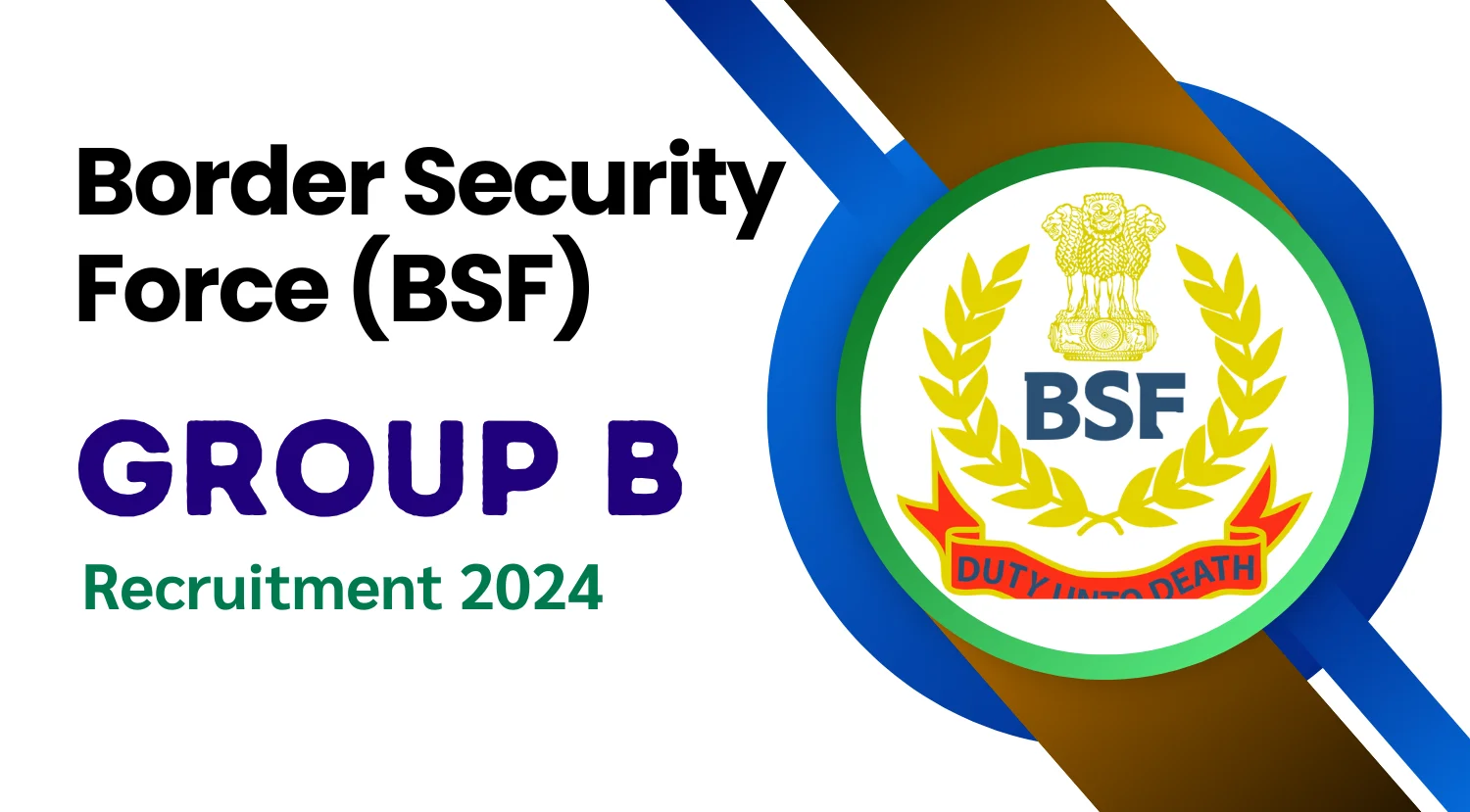 BSF Group B Recruitment 2024