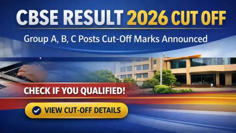 CBSE Group A, B, and C Tier 1 Cut Off 2026 Out @cbse.gov.in, Category Wise Cutoff Marks 12 CBSE Group A, B, and C Tier 1 Cut Off 2026 Out @cbse.gov.in, Category Wise Cutoff Marks