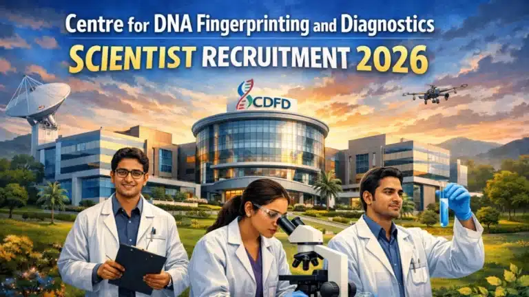 CDFD Scientist Recruitment 2026