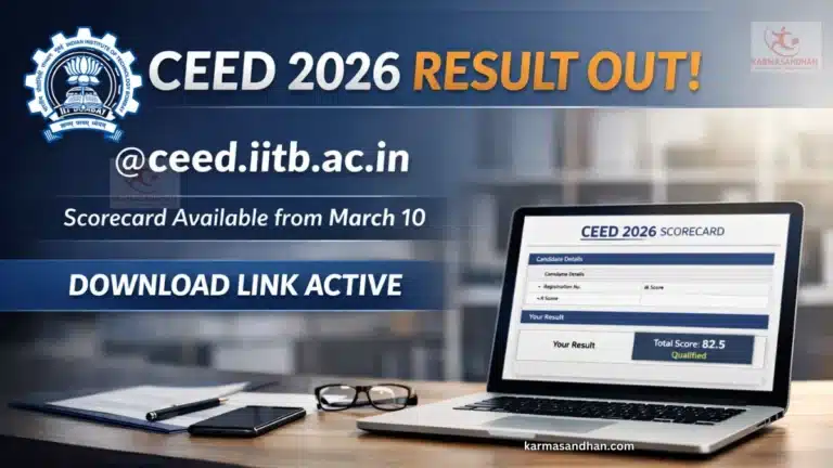 CEED 2026 Result OUT, Direct Result Download Link Active @ceed.iitb.ac.in 29 CEED 2026 Result OUT