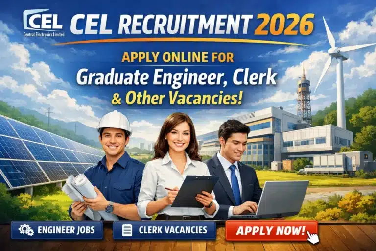 CEL Recruitment 2026, Apply Online for 34 Graduate Engineer, Clerk and Other Vacancies 19 CEL Recruitment 2026, Apply Online for 34 Graduate Engineer, Clerk and Other Vacancies