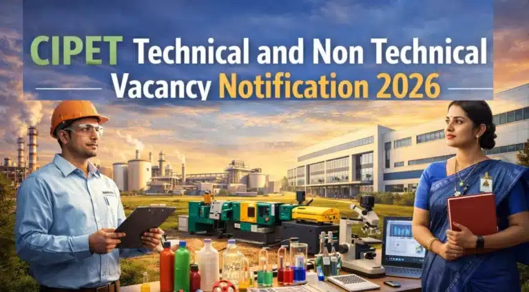 CIPET Technical and Non Technical Vacancy Notification 2026 OUT for Supervisory Group A Posts 21 CIPET Technical and Non Technical Recruitment 2026