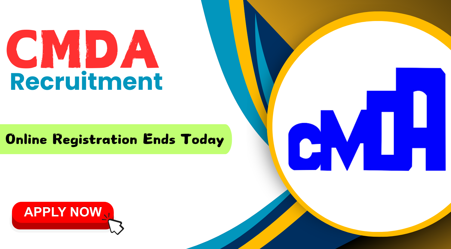 CMDA-Recruitment-2024-Online-Registration-Ends-Today