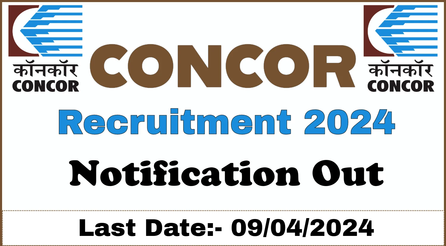 CONCOR Recruitment