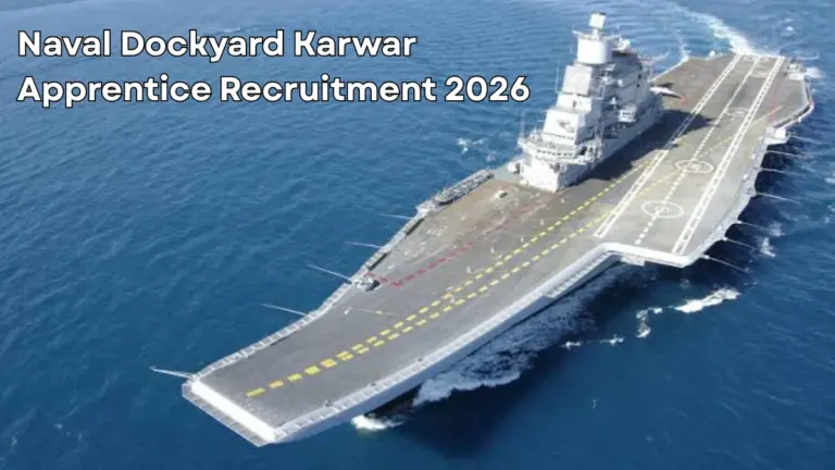Naval Dockyard Karwar Apprentice Recruitment 2026 Notification OUT: Apply Online Starts, Eligibility & Official PDF 40 Naval Dockyard Karwar Apprentice Recruitment 2026 Notification OUT: Apply Online Starts, Eligibility & Official PDF