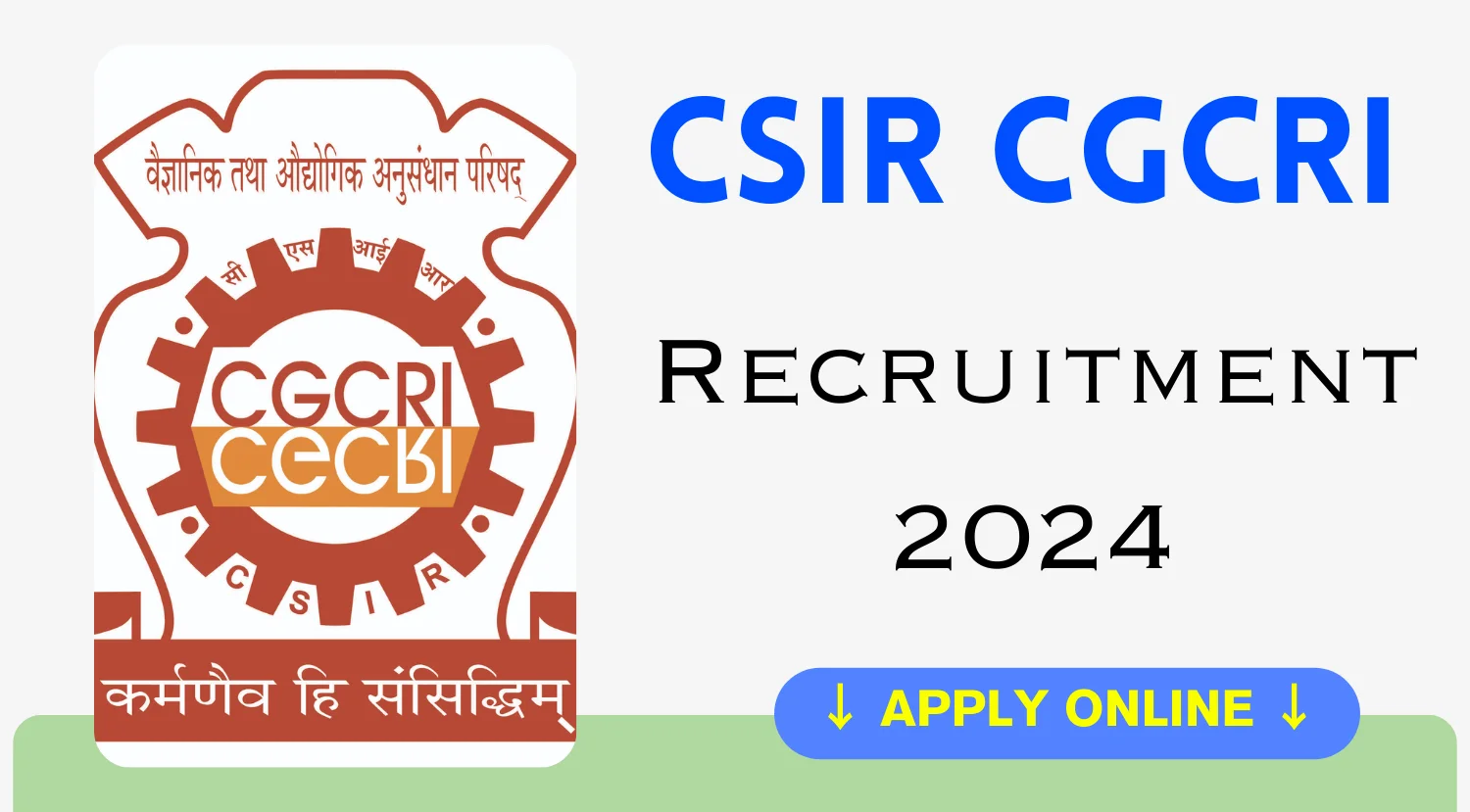 CSIR CGCRI Senior Project Associate Recruitment 2024