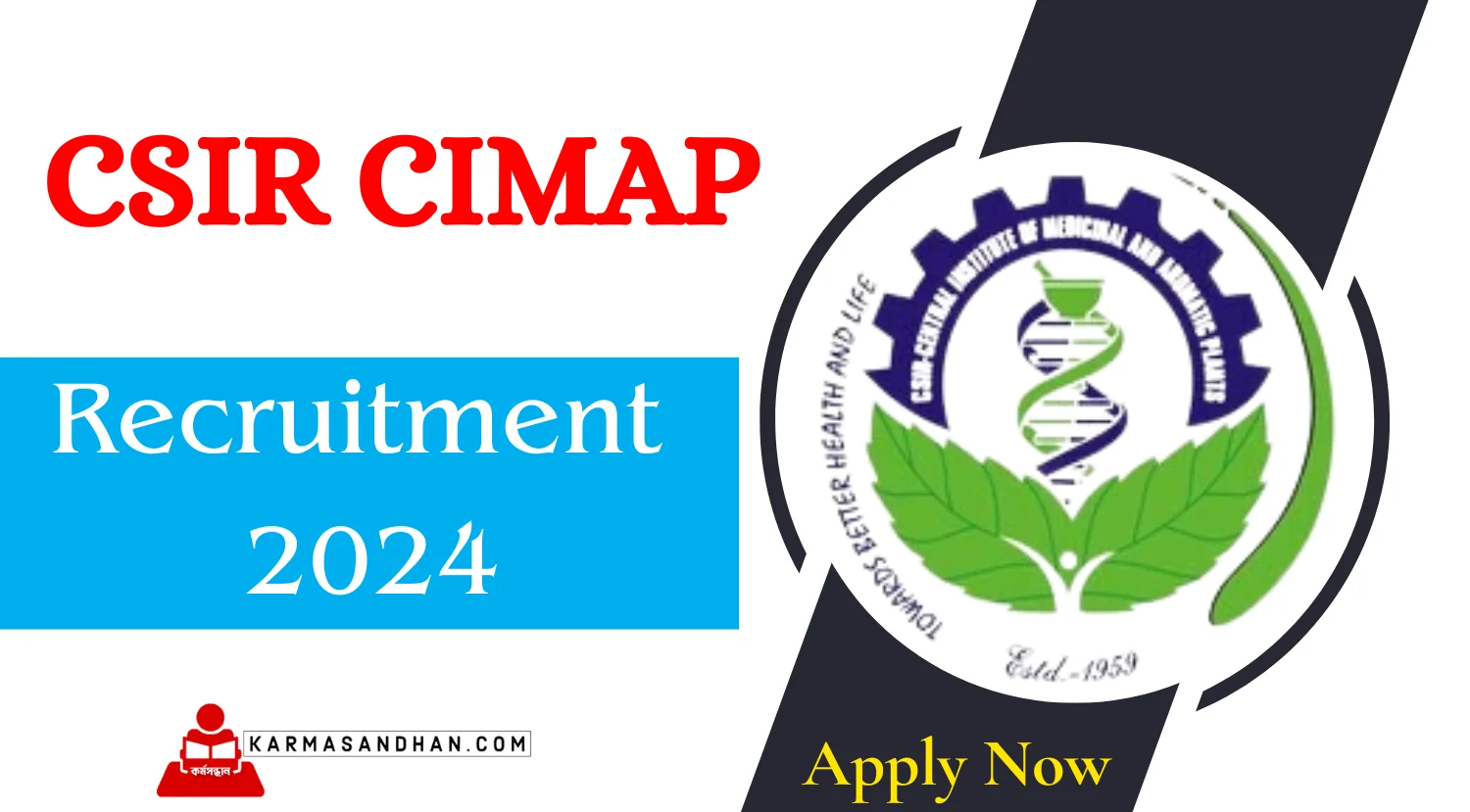 CSIR CIMAP JRF Project Associate Assistant Recruitment 2024