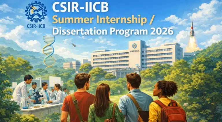 CSIR-IICB Summer Internship / Dissertation Program 2026: Who can apply? 28 CSIR-IICB Summer Internship / Dissertation Program 2026
