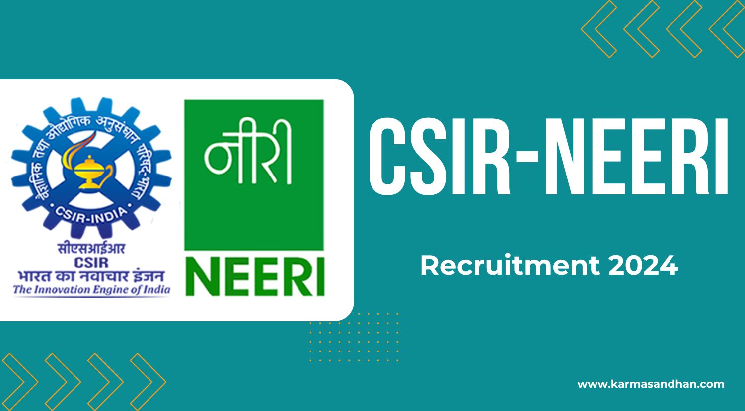 CSIR-NEERI Project Associate-II Recruitment 2024