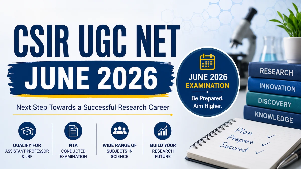 CSIR UGC NET June 2026 Registration Begins – Check Dates, Eligibility ...