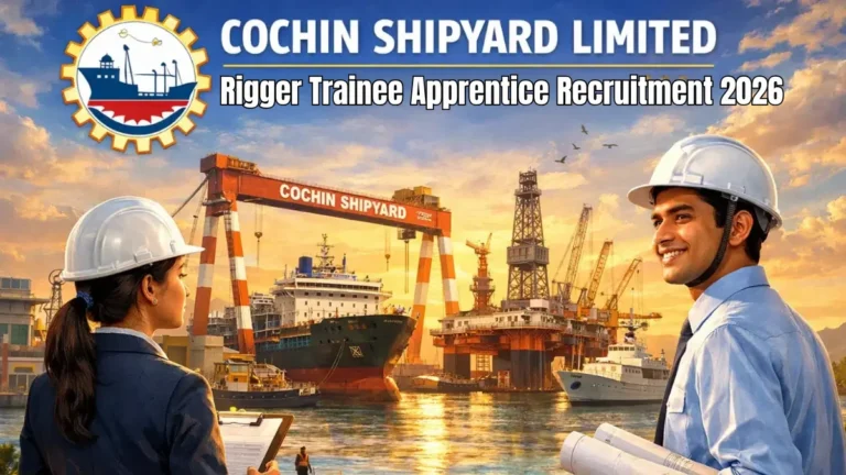 CSL Rigger Trainee Apprentice Recruitment 2026, 40 Vacancy, Notification PDF, Apply Online 13 CSL Rigger Trainee Apprentice Recruitment 2026